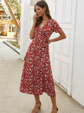 Vestido largo estampado